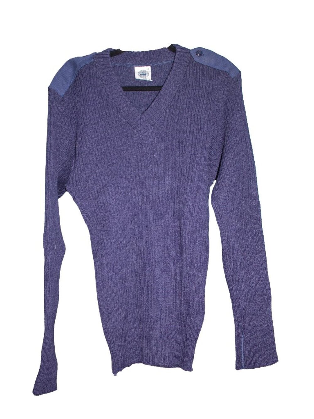 Vintage "Woolly Pully" Commando Sweater Blue